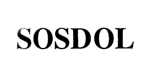 Mẫu nhãn hiệu SOSDOL