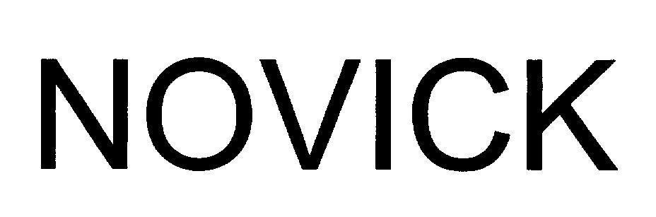 Mẫu nhãn hiệu NOVICK