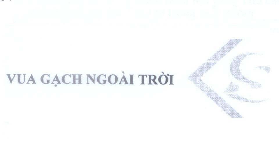 Mẫu nhãn hiệu Vua Gạch Ngoài Trời S