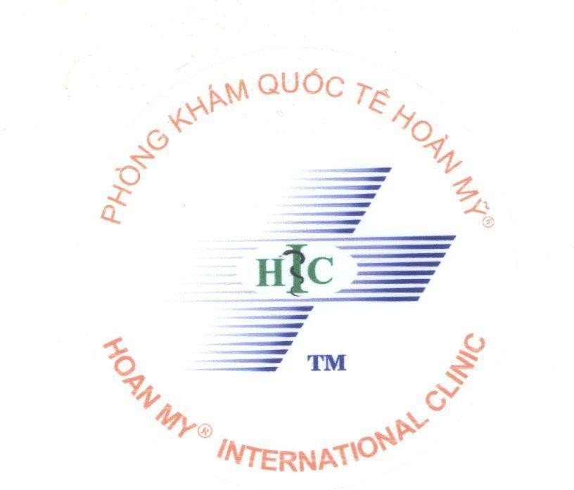 Mẫu nhãn hiệu TM HIC Phòng Khám Quốc Tế Hoàn Mỹ HOAN Mỹ INTERNATIONAL CLINIC