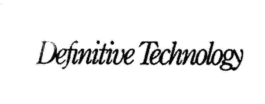 Mẫu nhãn hiệu Definitive Technology