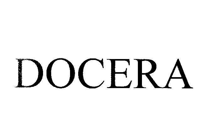 Mẫu nhãn hiệu DOCERA