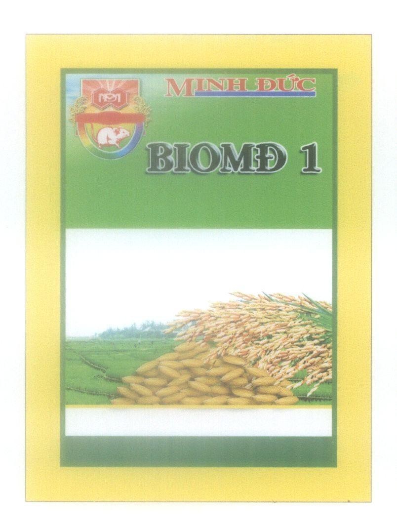 Mẫu nhãn hiệu BIOMĐ 1 Minh Đức MĐ M Đ
