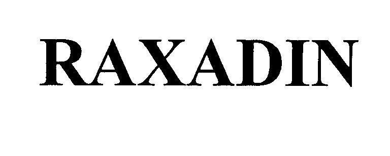 Mẫu nhãn hiệu RAXADIN