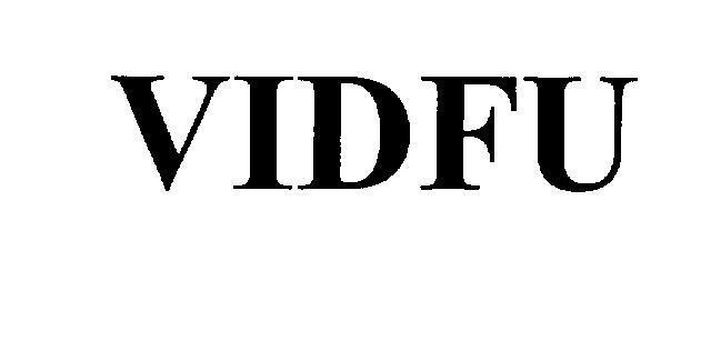 Mẫu nhãn hiệu VIDFU