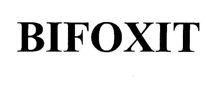 Mẫu nhãn hiệu BIFOXIT