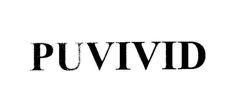Mẫu nhãn hiệu PUVIVID