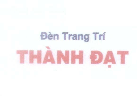 Mẫu nhãn hiệu Đèn Trang Trí Thành Đạt