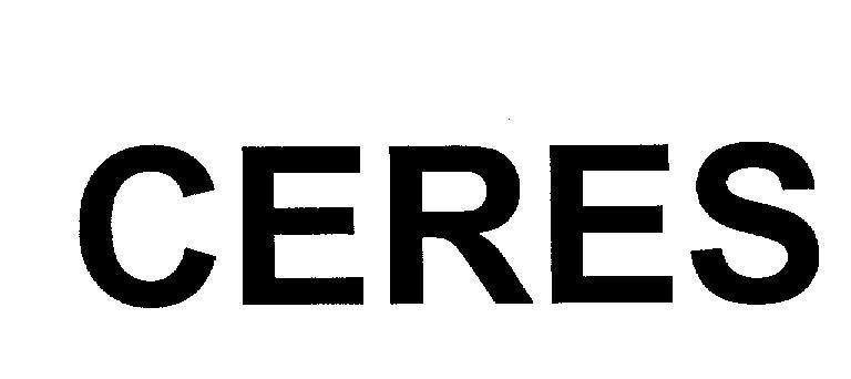 Mẫu nhãn hiệu CERES