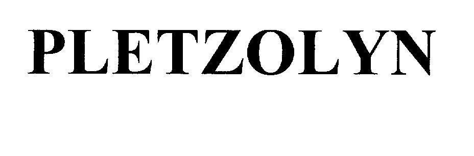 Mẫu nhãn hiệu PLETZOLYN