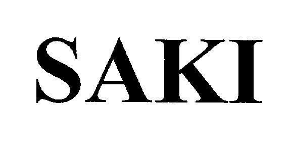 Mẫu nhãn hiệu SAKI