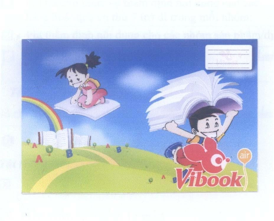 Mẫu nhãn hiệu Vibook air A B O