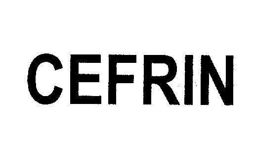 Mẫu nhãn hiệu CEFRIN