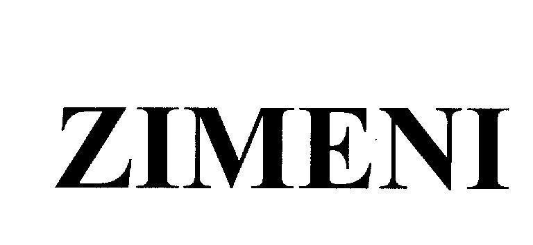 Mẫu nhãn hiệu ZIMENI