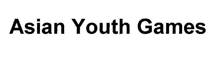 Mẫu nhãn hiệu Asian Youth Games