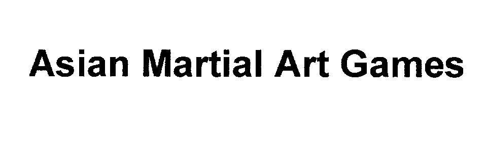 Mẫu nhãn hiệu Asian Martial Art Games