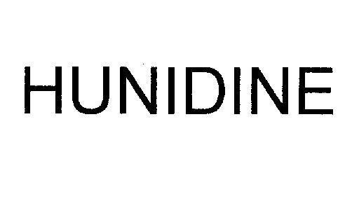 Mẫu nhãn hiệu HUNIDINE