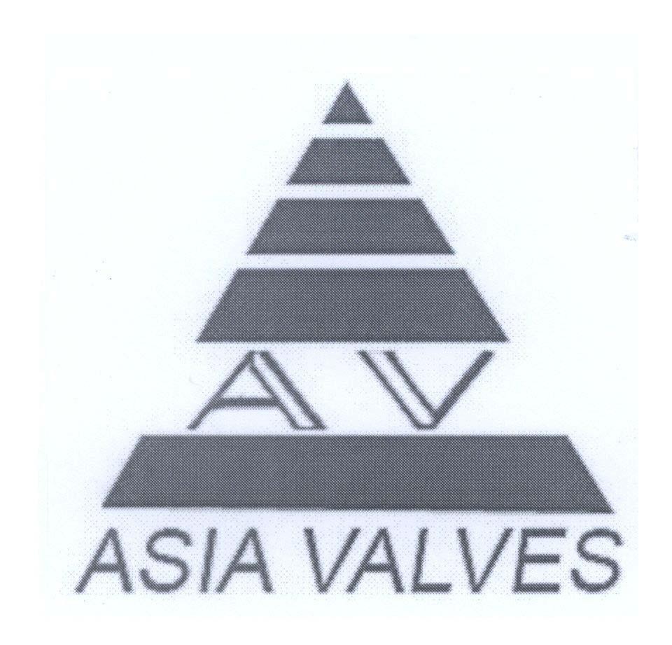 Mẫu nhãn hiệu AV ASIA VALVES