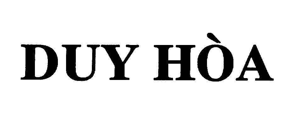 Mẫu nhãn hiệu Duy Hòa
