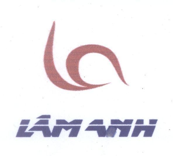 Mẫu nhãn hiệu L A LÂM ANH