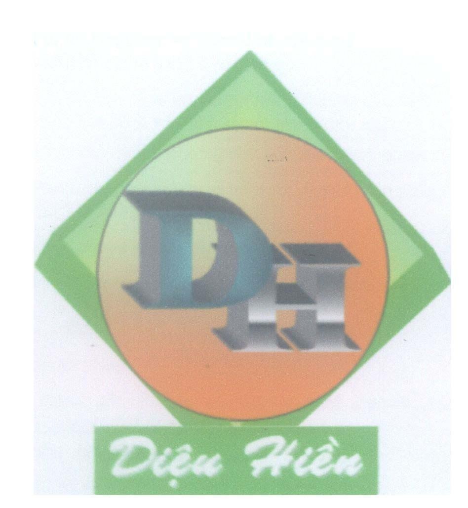 Mẫu nhãn hiệu DH Diệu Hiền