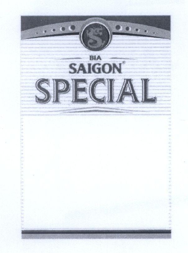 Mẫu nhãn hiệu S BIA SAIGON SPECIAL