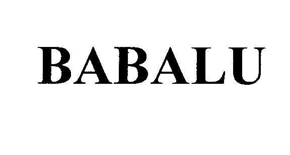 Mẫu nhãn hiệu BABALU