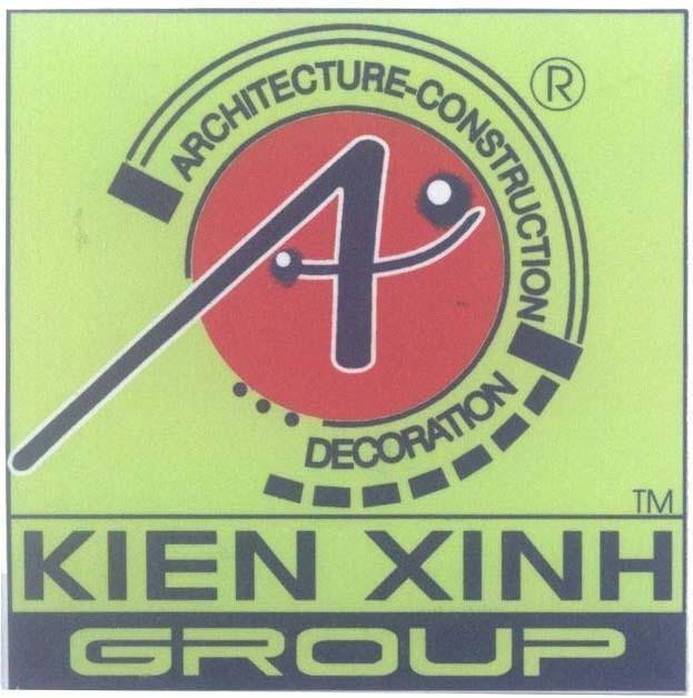 Mẫu nhãn hiệu A ARCHITECTURE-CONTRUCTION DECORATION KIEN XINH GROUP