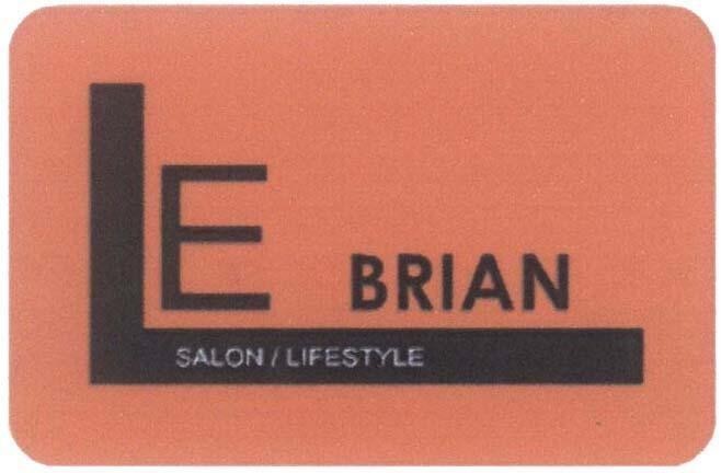 Mẫu nhãn hiệu LE BRIAN SALON / LIFESTYLE
