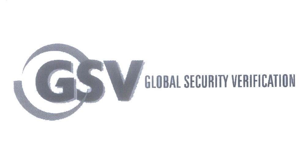 Mẫu nhãn hiệu GSV GLOBAL SECURITY VERIFICATION