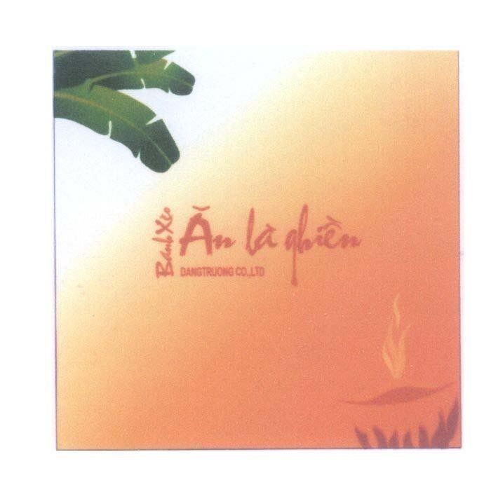 Mẫu nhãn hiệu Bánh Xèo Ăn là ghiền DANGTRUONG CO., LTD