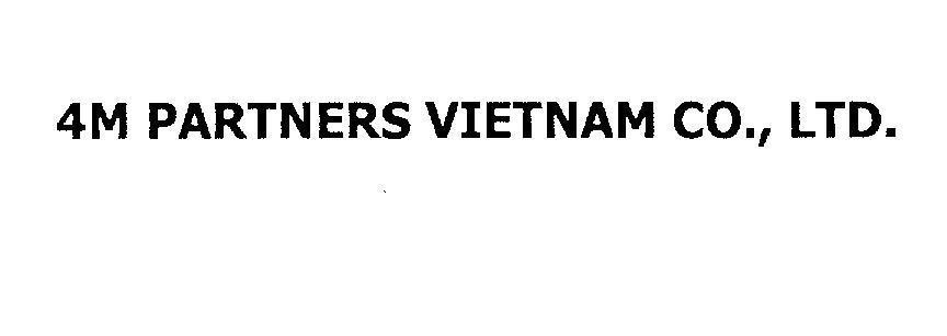 Mẫu nhãn hiệu 4M PARTNERS VIETNAM CO., LTD
