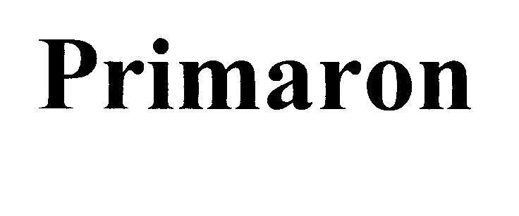 Mẫu nhãn hiệu Primaron