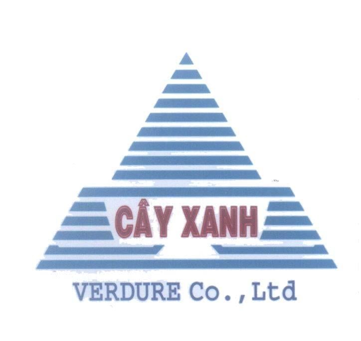 Mẫu nhãn hiệu Cây Xanh VERDURE Co., Ltd