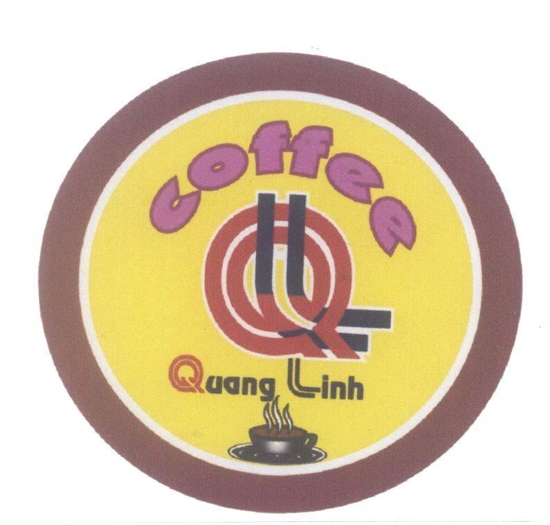 Mẫu nhãn hiệu QL Quang Linh coffee