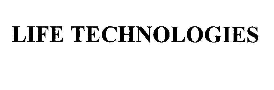 Mẫu nhãn hiệu LIFE TECHNOLOGIES
