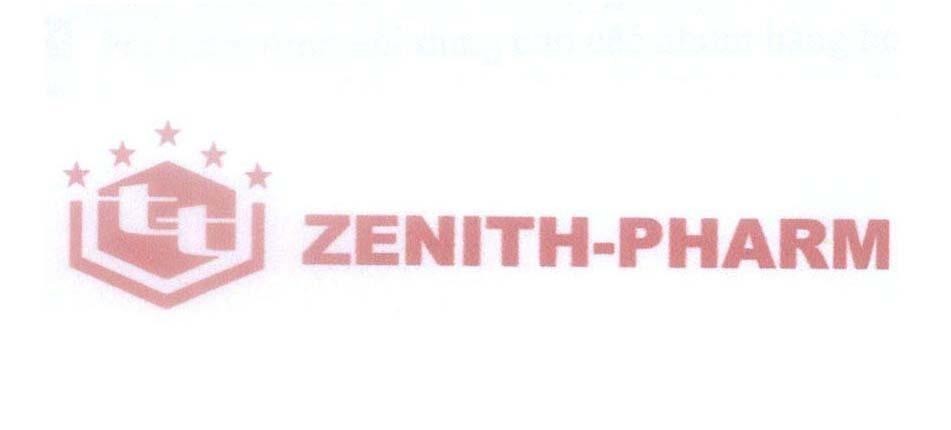 Mẫu nhãn hiệu TT ZENITH - PHARM