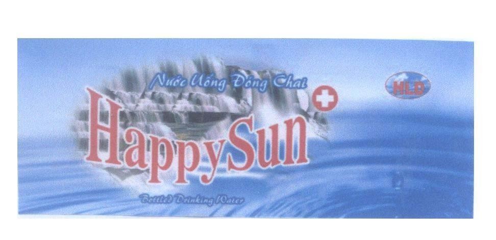 Mẫu nhãn hiệu HLD HappySun Nước Uống Đóng Chai Bottled Drinking Water