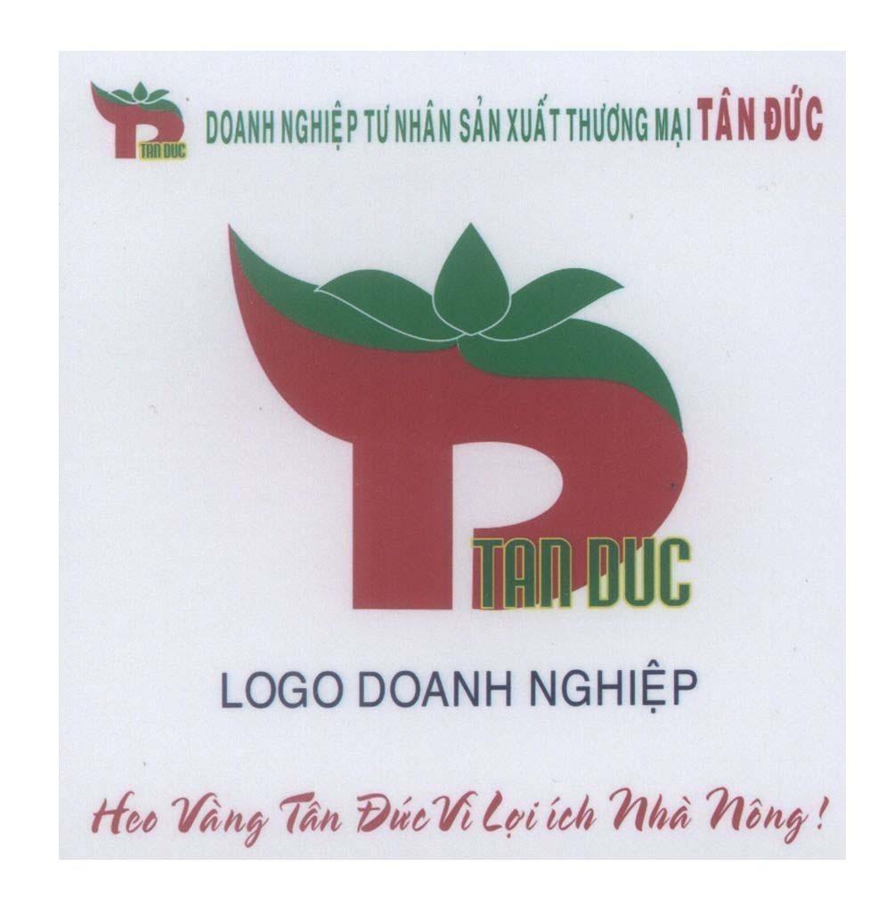 Mẫu nhãn hiệu TD TAN DUC LOGO Doanh Nghiệp Heo Vàng Tân Đức Vì Lợi ích Nhà Nông ! Doanh Nghiệp Tư Nhân Sản Xuất Thương Mại Tân Đức