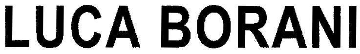 Mẫu nhãn hiệu LUCA BORANI