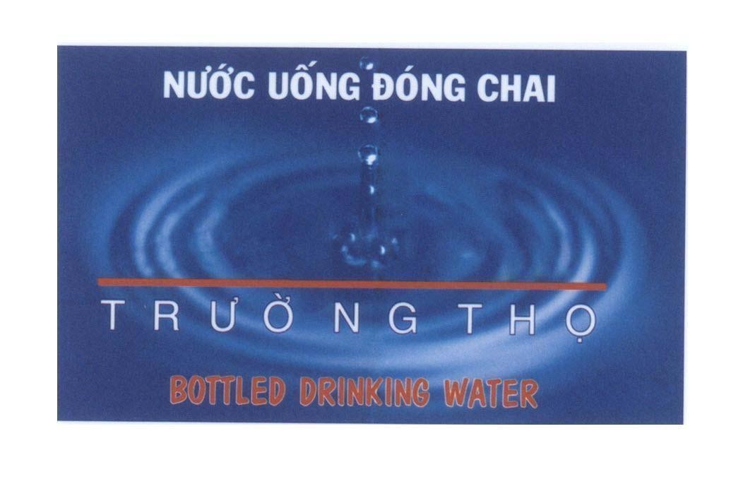 Mẫu nhãn hiệu Trường Thọ BOTTLED DRINKING WATER Nước Uống Đóng Chai
