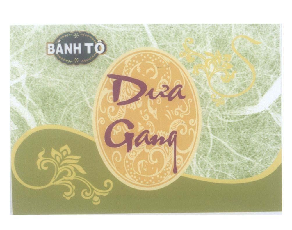 Mẫu nhãn hiệu Bánh Tô Dưa Gang