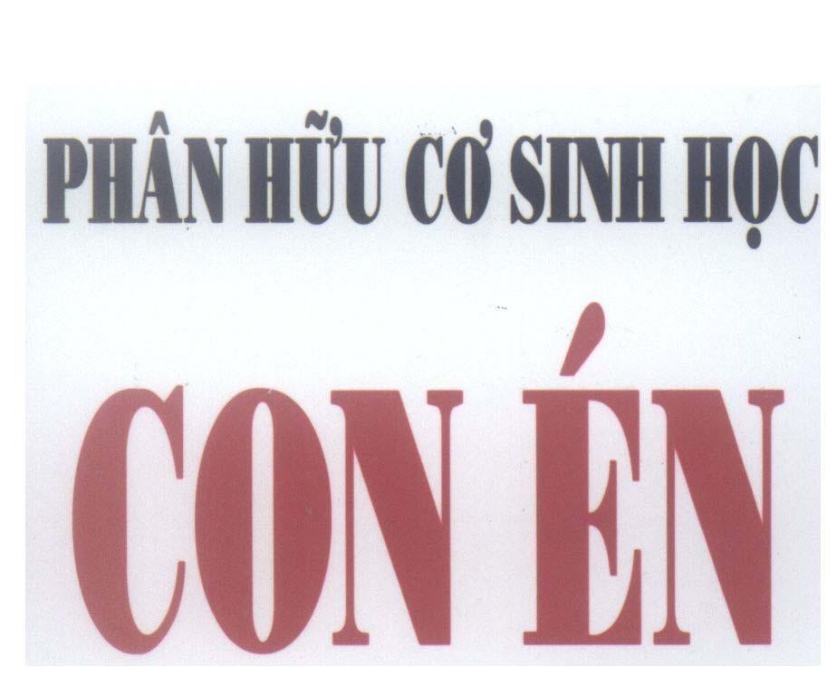 Mẫu nhãn hiệu Phân Hữu Cơ Sinh Học Con én