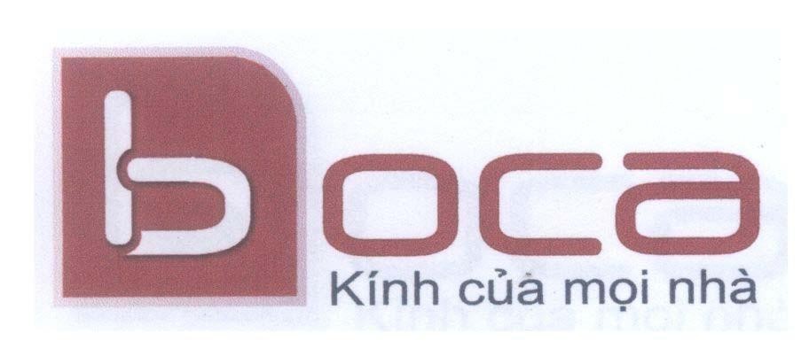 Mẫu nhãn hiệu BOCA b oca Kính của mọi nhà