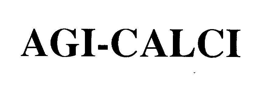 Mẫu nhãn hiệu AGI - CALCI