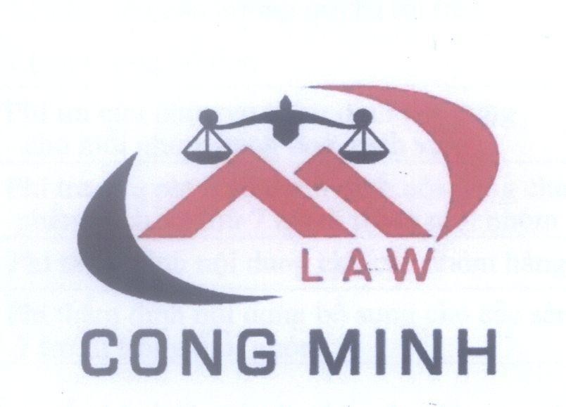 Mẫu nhãn hiệu C M LAW CONG MINH