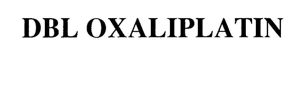 Mẫu nhãn hiệu DBL OXALIPLATIN