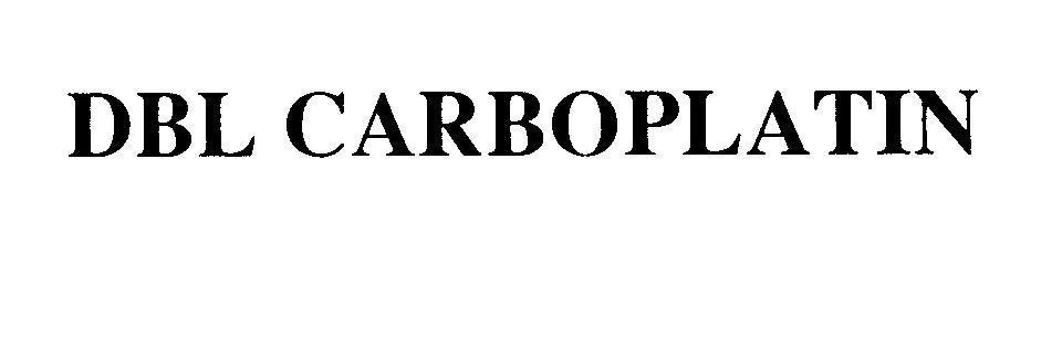 Mẫu nhãn hiệu DBL CARBOPLATIN