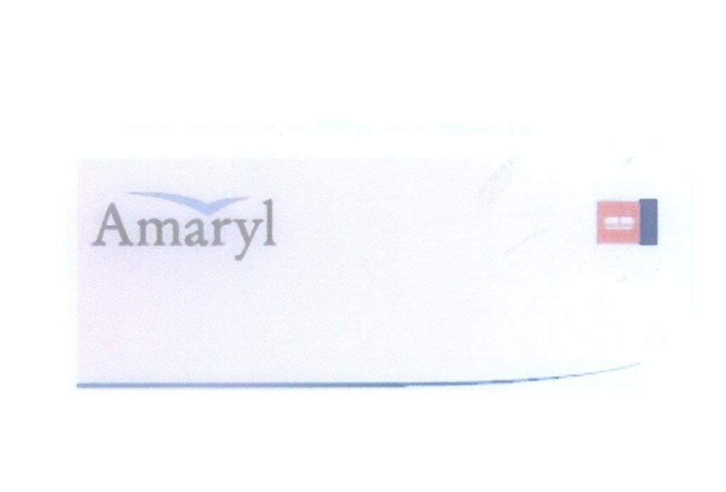 Mẫu nhãn hiệu Amaryl