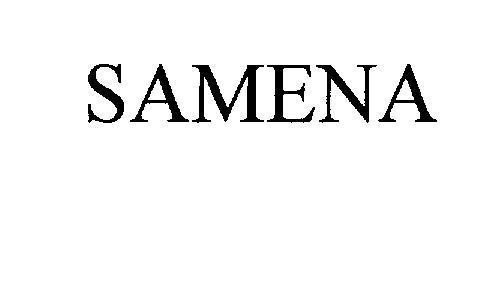 Mẫu nhãn hiệu SAMENA